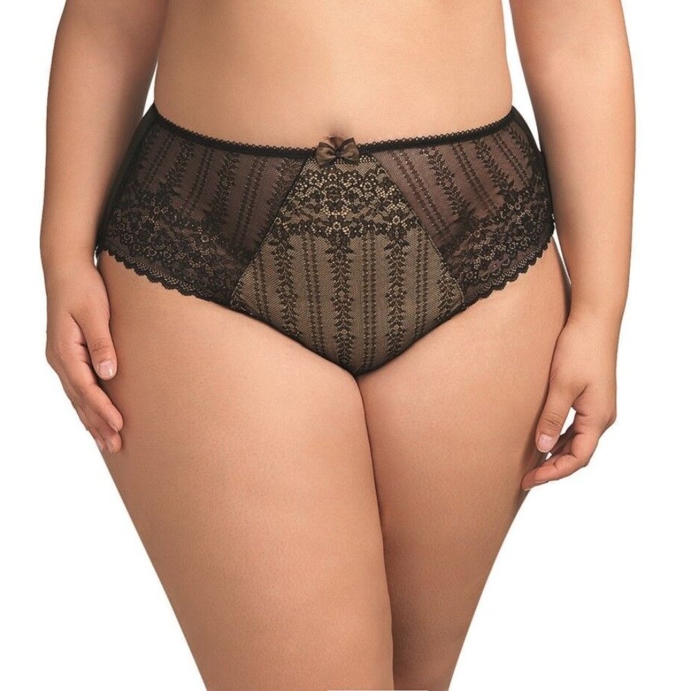 Elomi Bijou Soir Black Panty Brief Style 8786